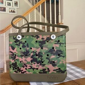 CAMO Bogg Bag RARE Limited Edition size Small 13”X15”